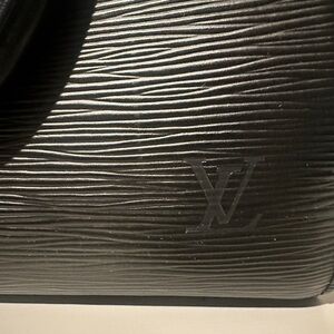 Louis Vuitton Black Textured Bag